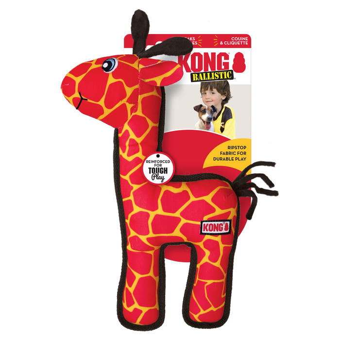 KONG Ballistic Dog Toy Giraffe MD/LG - Image 2