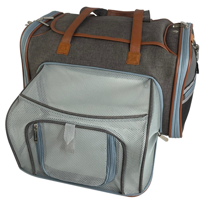 Mr. Peanut's Gold Series Standard Size Airline Compliant Expandable Pet Carrier V2.0