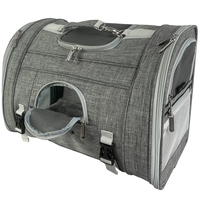 Mr. Peanut's Monterey Series Airline Compliant Horizontal Backpack Pet Carrier