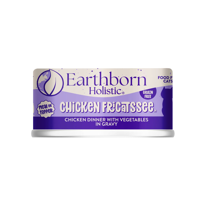 Earthborn Holistic Grain Free Chicken Fricatssee Wet Cat Food 5.5oz 24pk