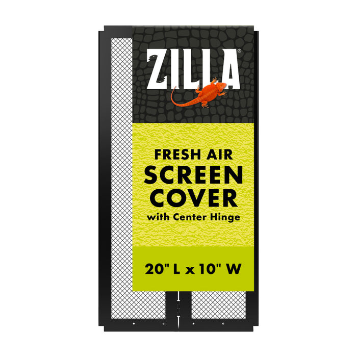 Zilla Fresh Air Screen Cover with Center Hinge 20 x 10 inches