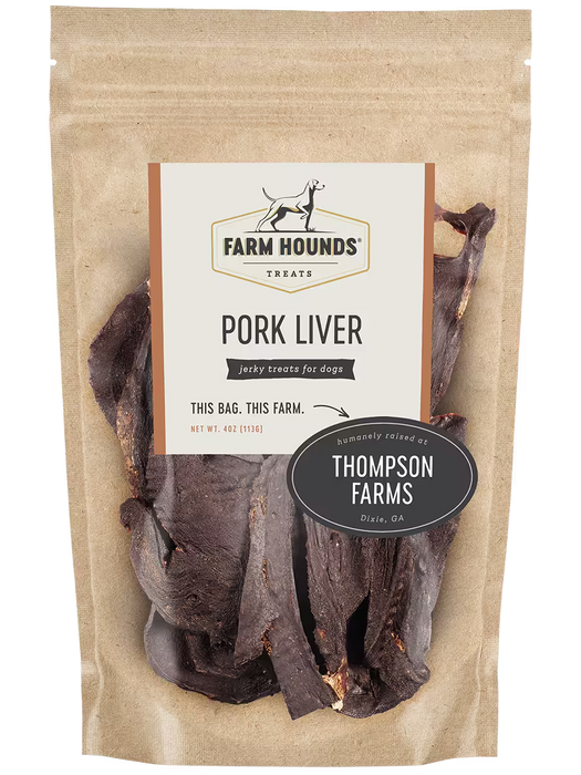 Farm Hounds Pork Liver Dog Treats - 4 oz