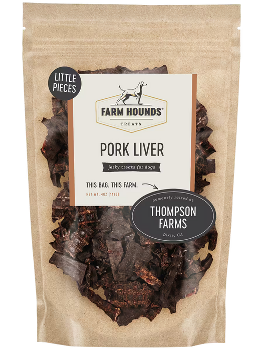Farm Hounds Pork Liver Dog Treats - 4 oz