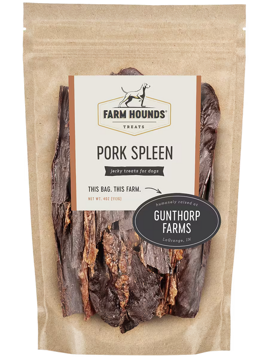 Farm Hounds Pork Spleen Dog Treats - 4 oz