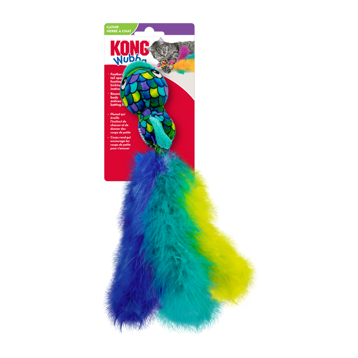 KONG Cat Wubba Fish Cat Toy Assorted - Image 2