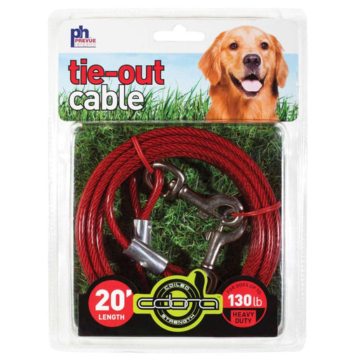 Prevue Pet Products 20' Tie-out Cable Heavy Duty - 048081021224