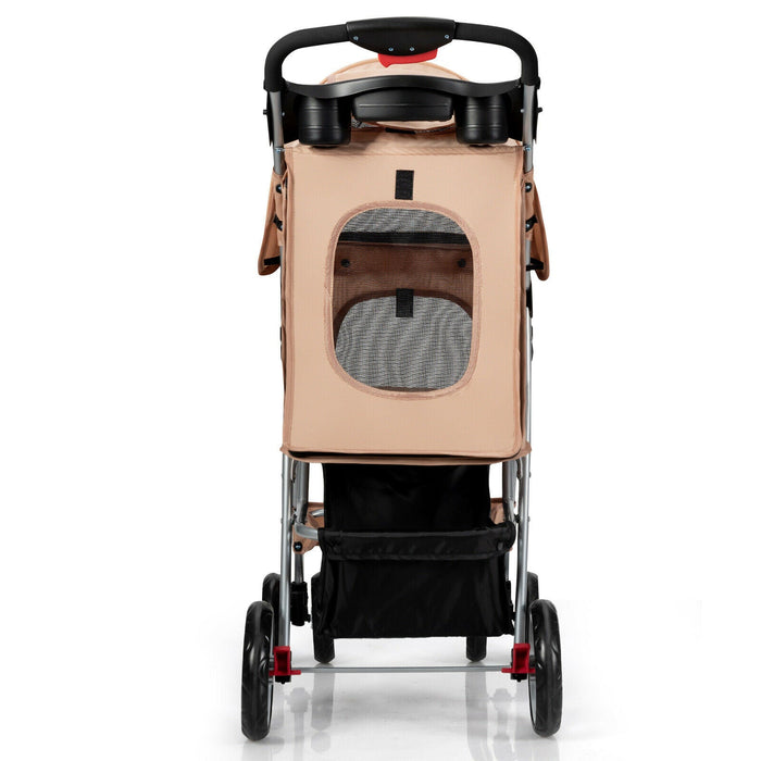 Furr Baby Gifts Foldable Pet Stroller 4-Wheel Travel Carrier