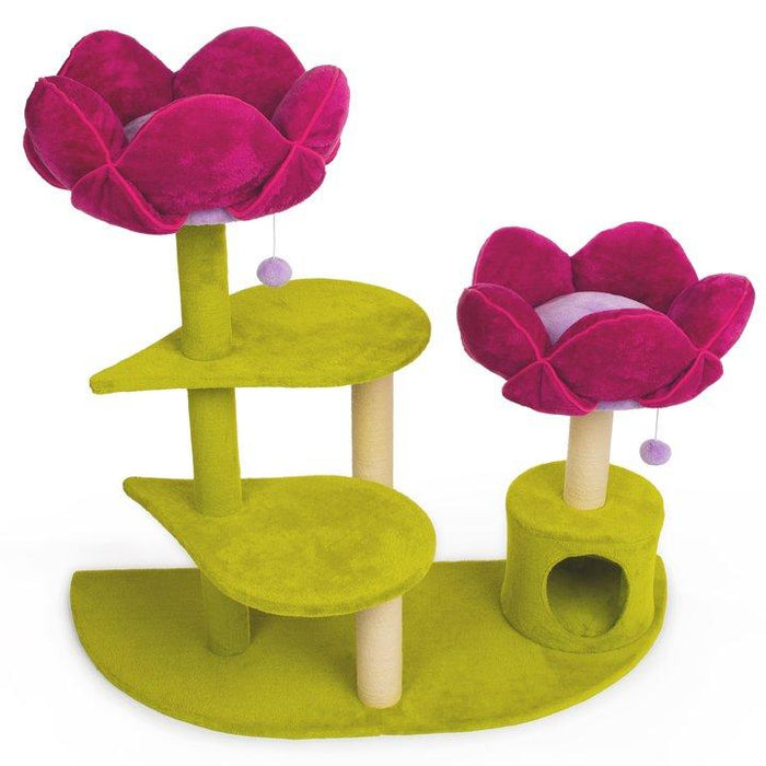 Prevue Pet Products Kitty Flower Garden Cat Tower