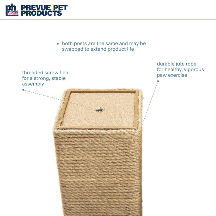 Prevue Pet Products Gemini Tall Square Scratching Post