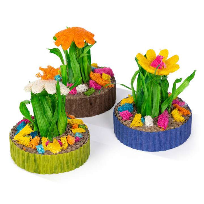 Prevue Pet Products Succulent MiniGarden 3 Pack Small Animal Chew Toy