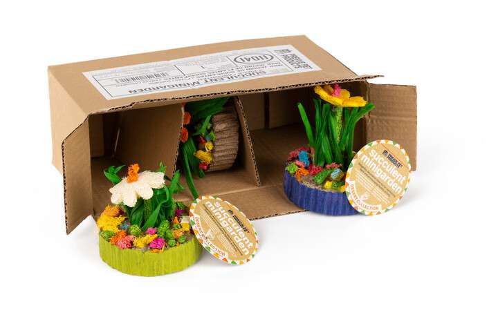 Prevue Pet Products Succulent MiniGarden 3 Pack Small Animal Chew Toy