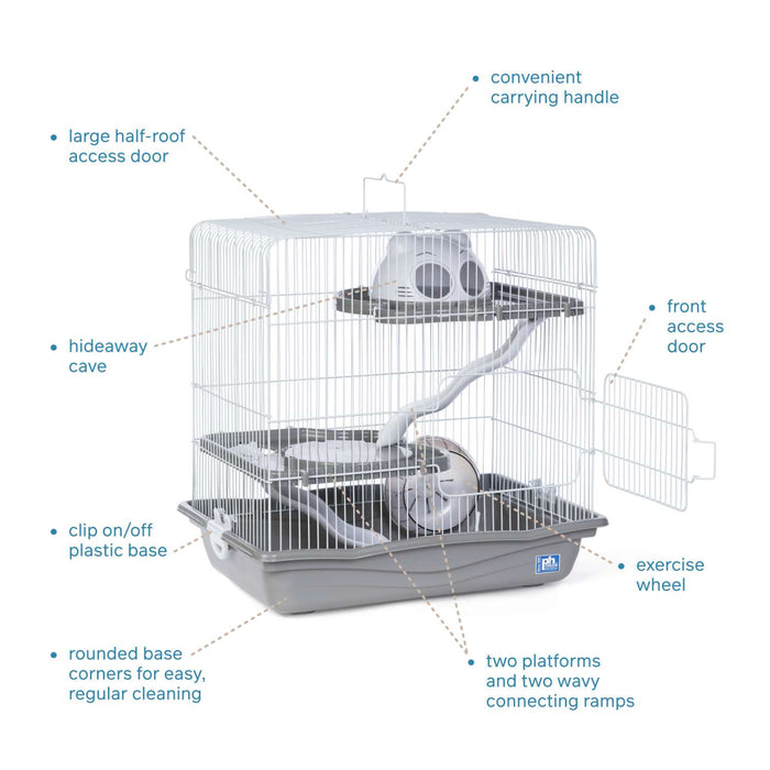 Prevue Pet Products Hamster Haven, Gray