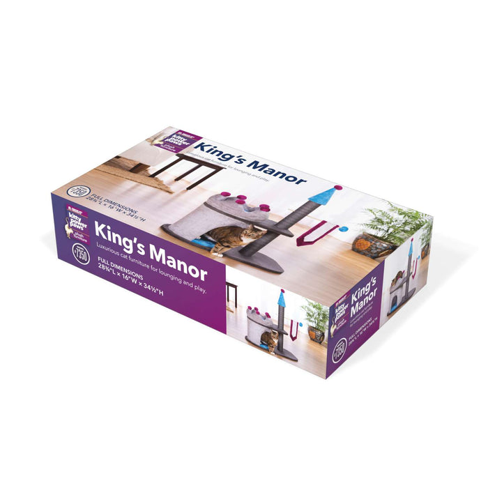 Prevue Pet Products Kitty Power Paws King's Manor Cat Tower