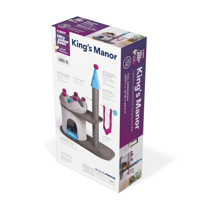 Prevue Pet Products Kitty Power Paws King's Manor Cat Tower