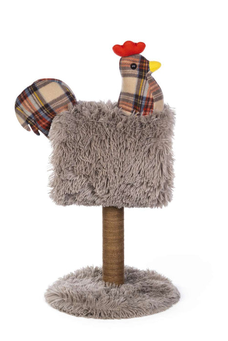 Prevue Pet Products Kitty Power Paws Cozy Chicken Cat Scratcher