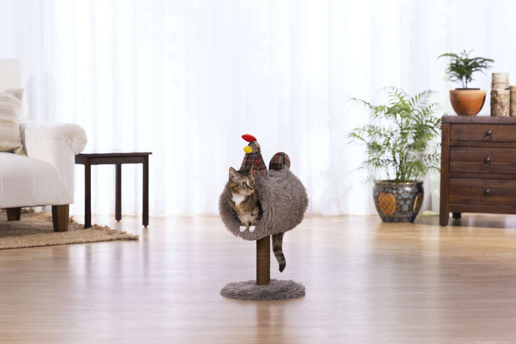 Prevue Pet Products Kitty Power Paws Cozy Chicken Cat Scratcher