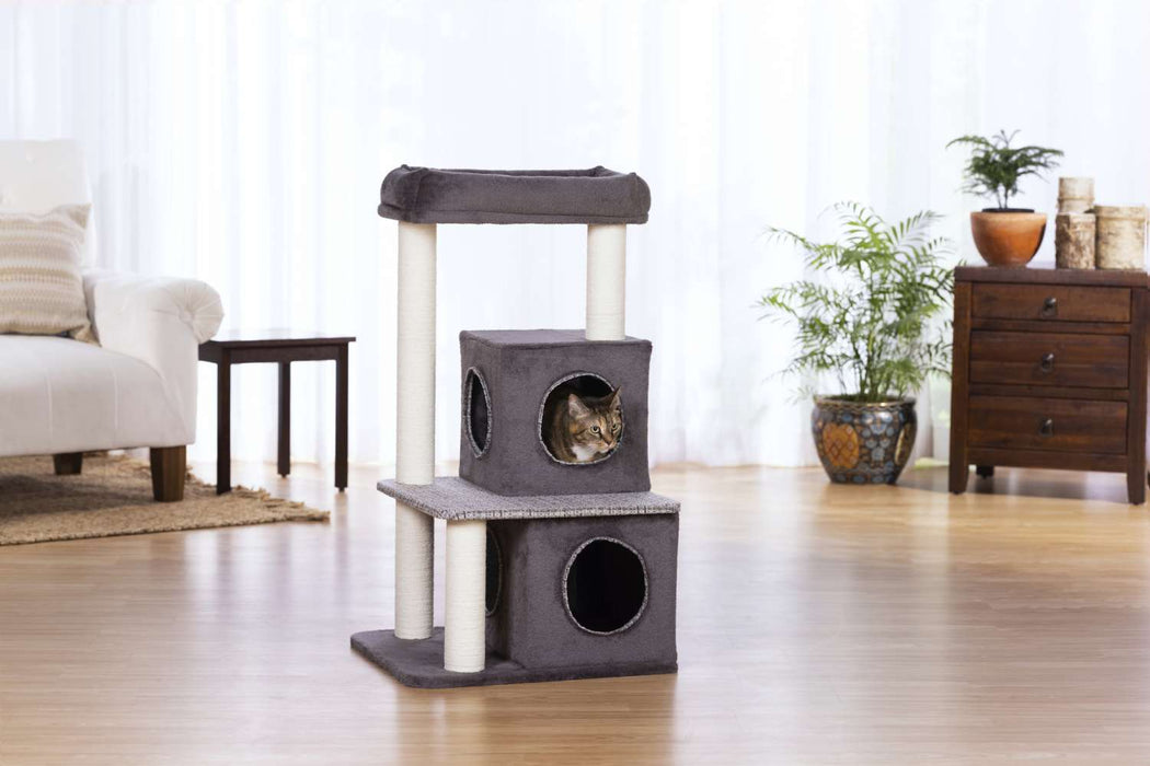 Prevue Pet Products Kitty Power Paws Mod Lounge Cat Tower
