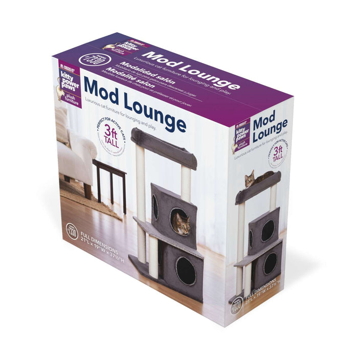 Prevue Pet Products Kitty Power Paws Mod Lounge Cat Tower