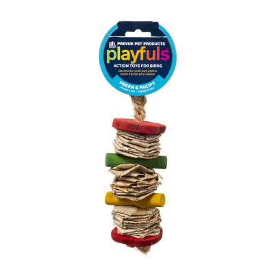 Prevue Pet Products Playfuls Banana Stack Bird Toy