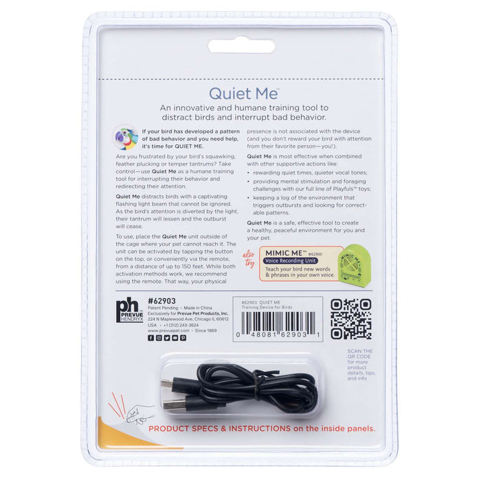 Prevue Pet Products Naturals Quiet Me Bird Training Tool