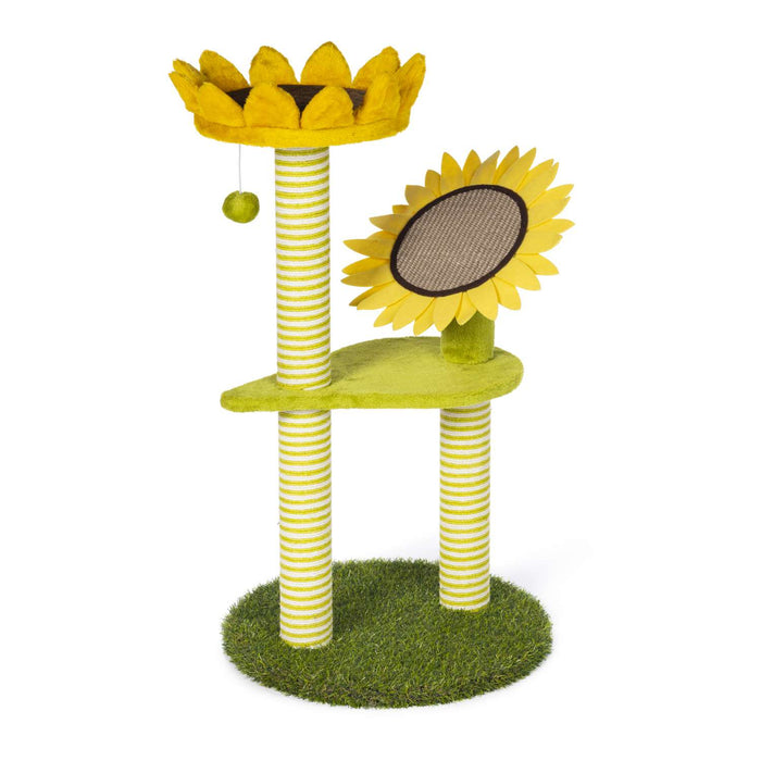 Prevue Pet Products Kitty Power Paws Sunflower Playground for Cats