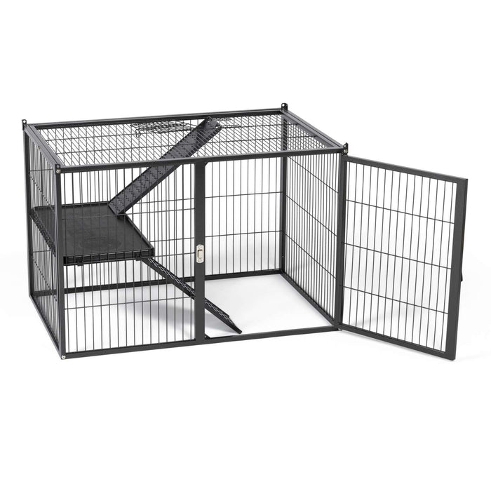Prevue Pet Products Ferret Stack Add-On Unit, Black
