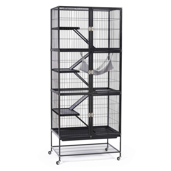 Prevue Pet Products Ferret Stack Three Story, Black
