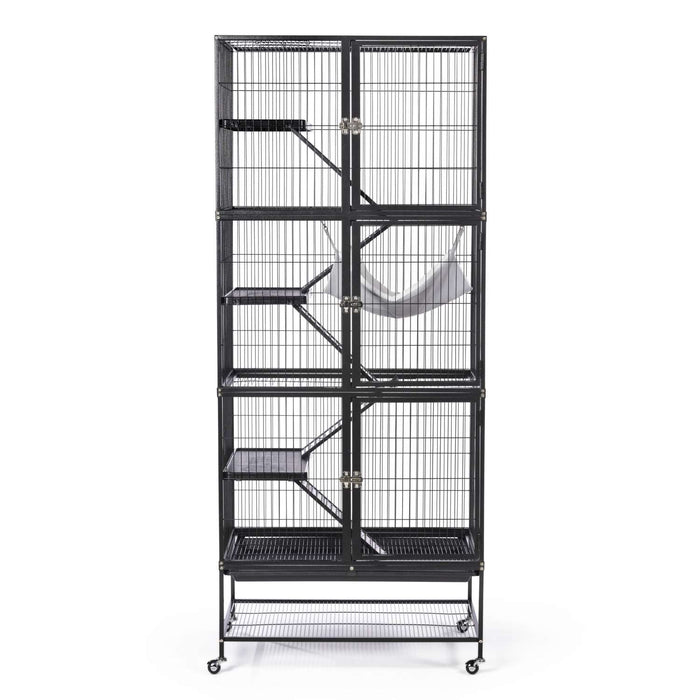 Prevue Pet Products Ferret Stack Three Story, Black