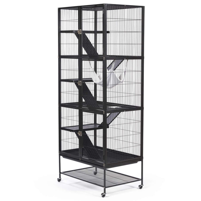 Prevue Pet Products Ferret Stack Three Story, Black