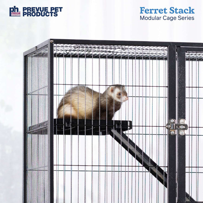 Prevue Pet Products Ferret Stack Three Story, Black