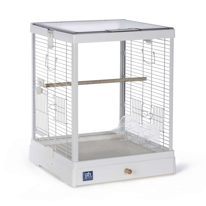 Prevue Pet Products Crystal Palace Bird Cage, White