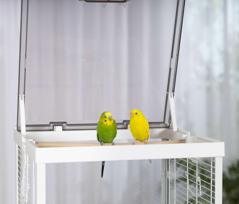 Prevue Pet Products Crystal Palace Bird Cage, White