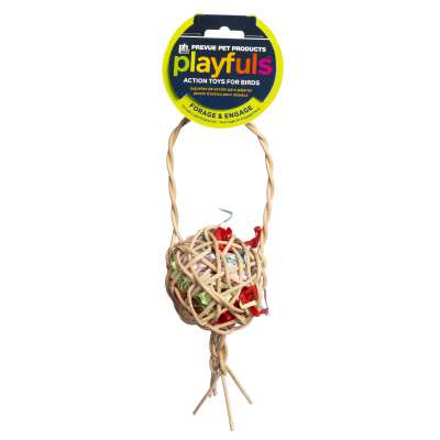 Prevue Pet Products Playfuls Treat Basket Bird Toy