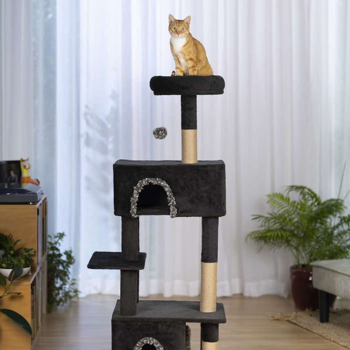 Prevue Pet Products Kitty Power Paws Dark Cat Tower