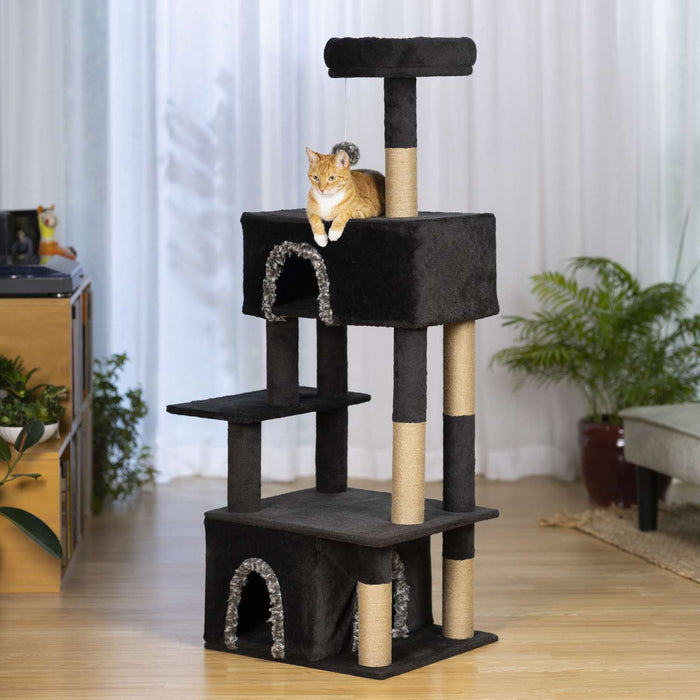 Prevue Pet Products Kitty Power Paws Dark Cat Tower