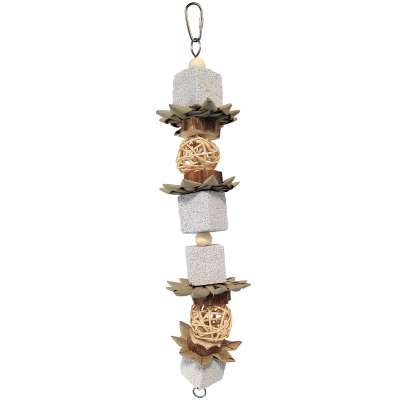 Prevue Pet Products Naturals Lava Cubes & Spheres Bird Toy