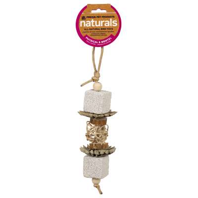 Prevue Pet Products Naturals Lava Crunchers Bird Toy