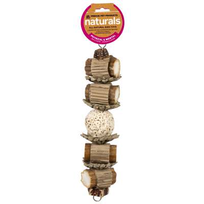 Prevue Pet Products Naturals Lumberjack Stack Bird Toy