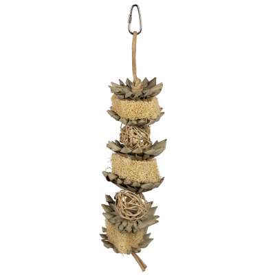 Prevue Pet Products Naturals Flowers & Cubes Bird Toy