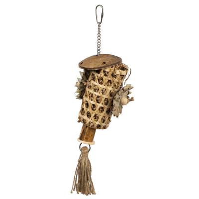 Prevue Pet Products Naturals Pluckers Cup Bird Toy