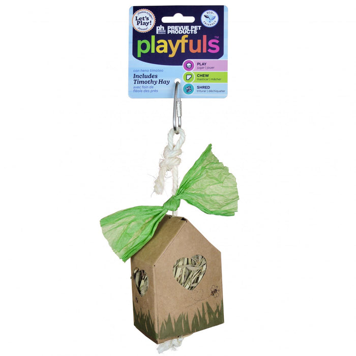 Prevue Pet Products Timothy Hay House Small Animal Chew Toy