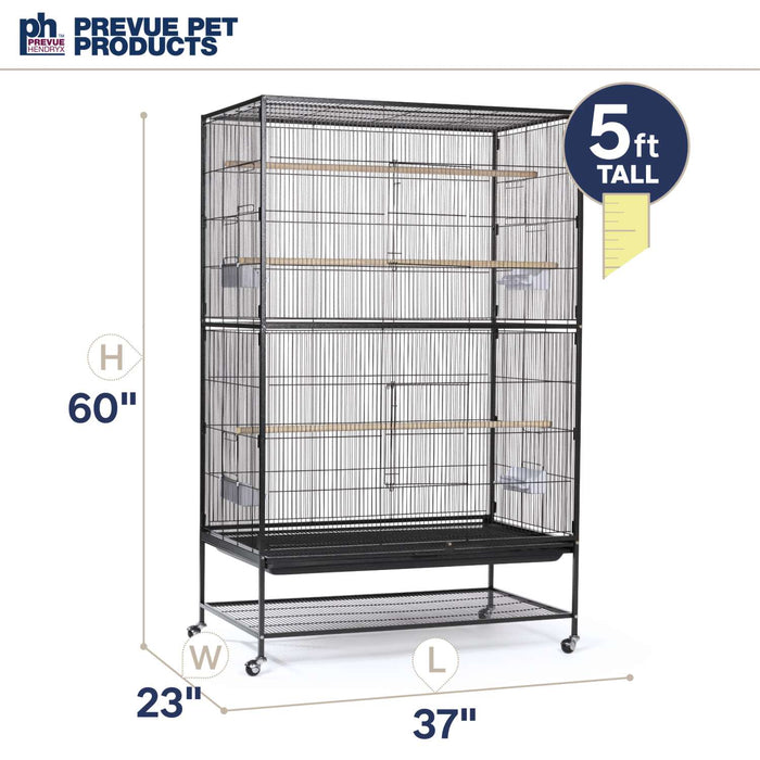Prevue Pet Products Extra Large Flight Bird Cage, Black
