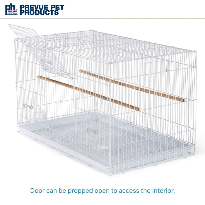 Prevue Pet Products Flight Bird Cage for Extra Small Birds, White