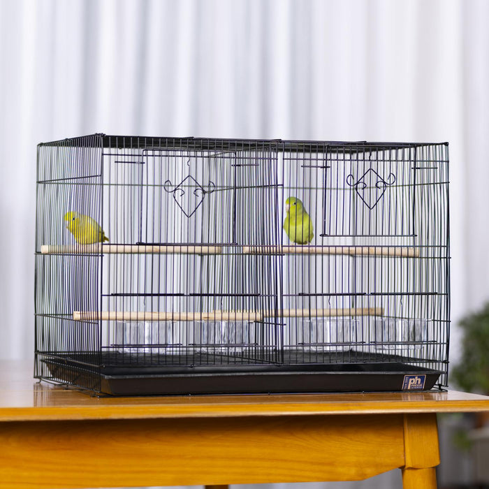 Prevue Pet Products Divided Flight Breeding Bird Cage