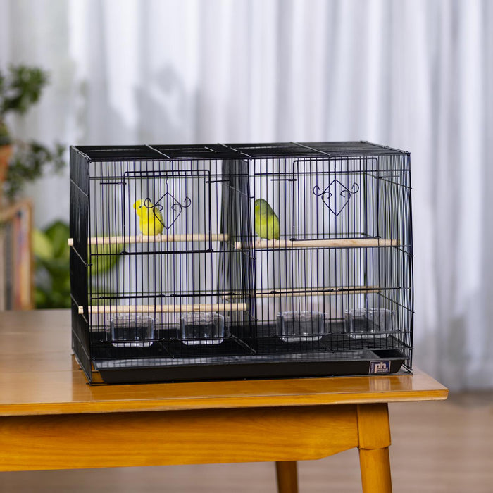 Prevue Pet Products Divided Flight Breeding Bird Cage
