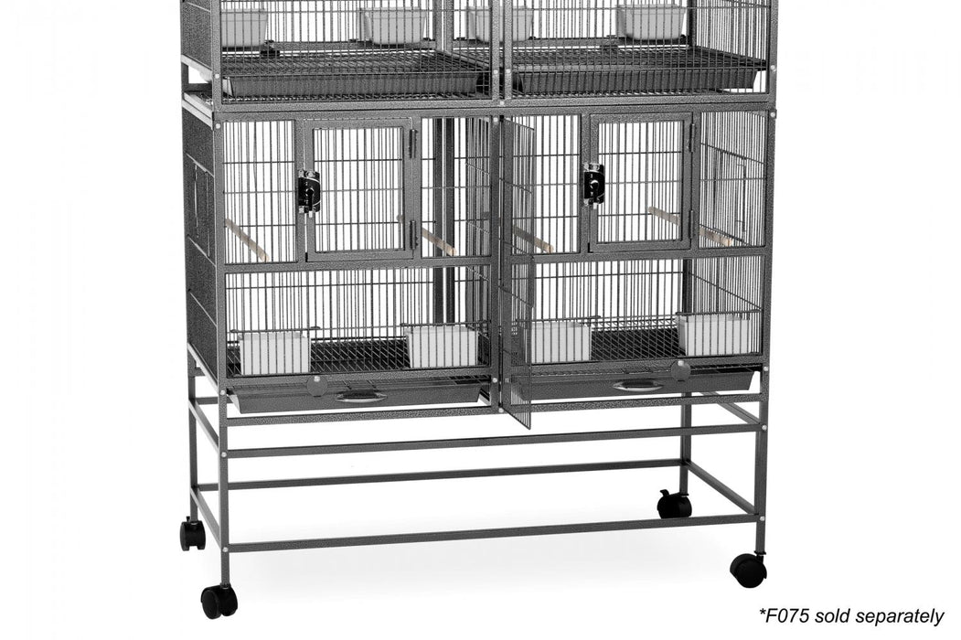 Prevue Pet Products Hampton Deluxe Divided Breeder Bird Cage with Stand