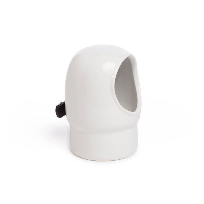 Prevue Pet Products Hooded Ceramic Crock, 10 oz (Black or White)