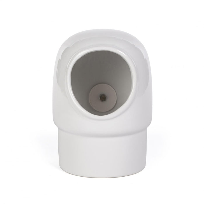 Prevue Pet Products Hooded Ceramic Crock with Screw-On Mount, 24 oz (Black or White)