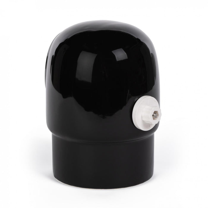 Prevue Pet Products Hooded Ceramic Crock with Screw-On Mount, 24 oz (Black or White)