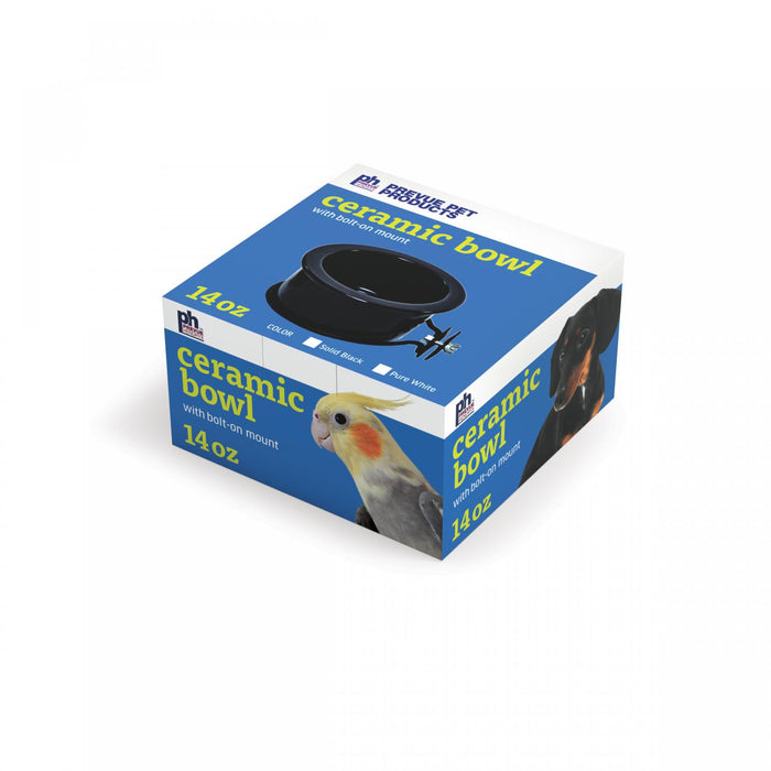 Prevue Pet Products Ceramic Crock with Screw Attachment, Assorted Colors